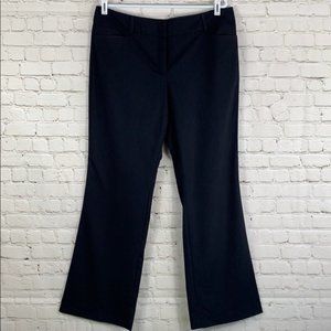 New York & Company Navy Pinstripe Pants Size 14